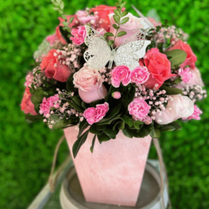 Cartera de rosas mixtas
