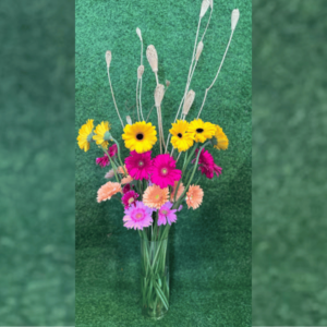Florero multicolor