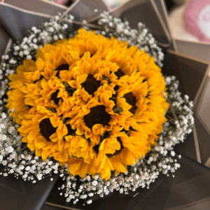 Ramo elegante de girasoles