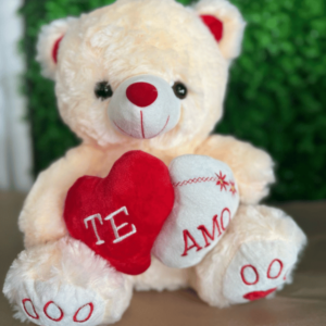 Peluche Osito Blanco Te Amo