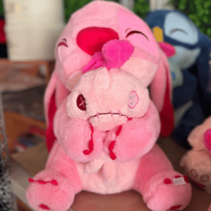 Peluche Stich Abrazo Rosado