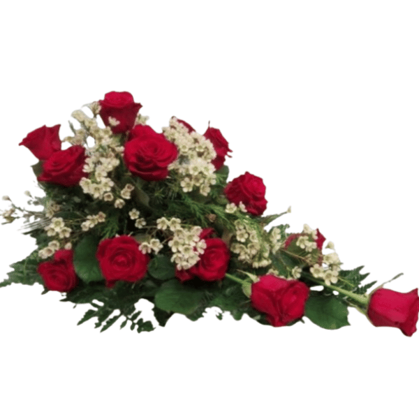 Arreglo para condolencias con rosas