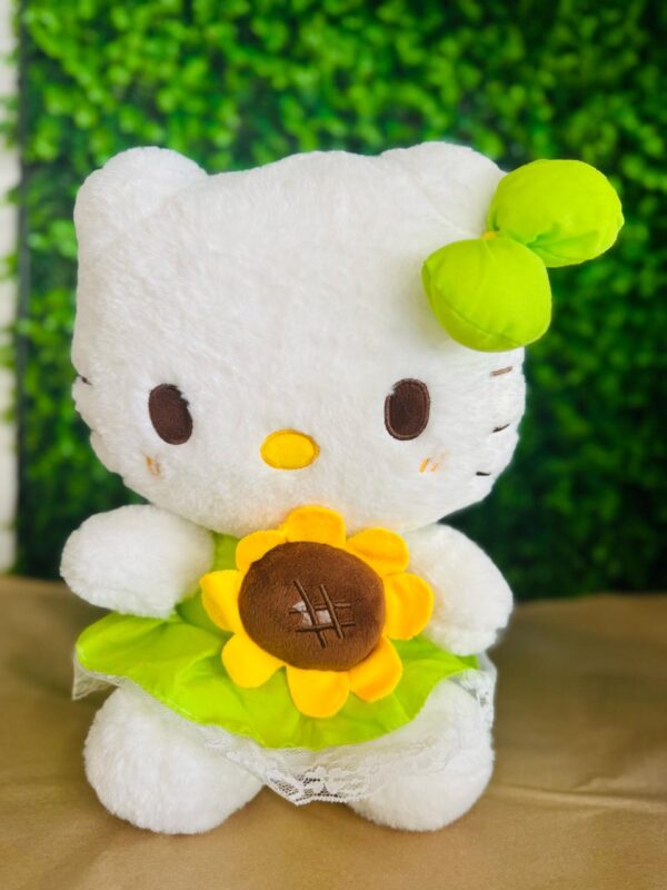 Peluche Kitty con girasol - Imagen 2