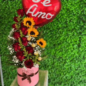 Box vertical de Rosas y Girasoles